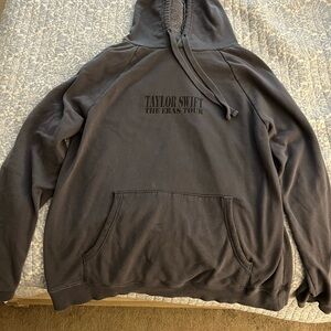 Taylor Swift Gray Eras Tour Oversized Hoodie